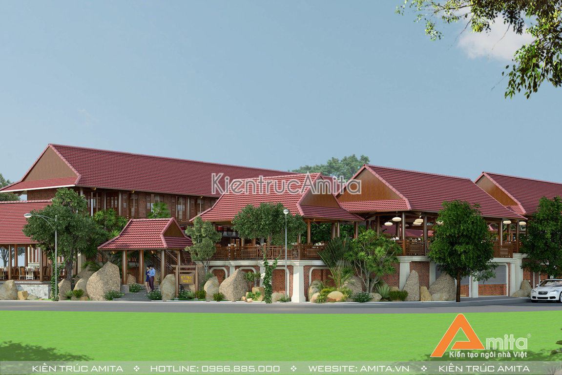 Thiết kế nhà hàng phong cách Á Đông