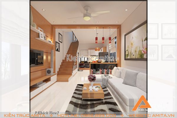 Mẫu nội thất hiện đại nhà phố (CĐT: bà Hải - Hồ Chí Minh) NT11008