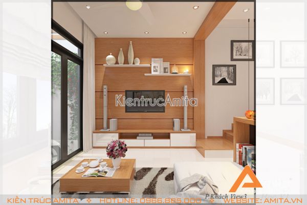 Mẫu nội thất hiện đại nhà phố (CĐT: bà Hải - Hồ Chí Minh) NT11008