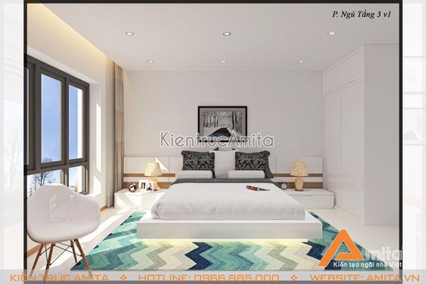 Mẫu nội thất hiện đại nhà phố (CĐT: bà Hải - Hồ Chí Minh) NT11008