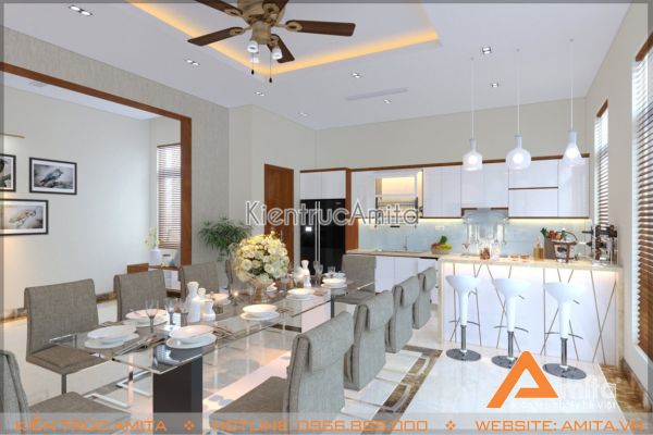 Mẫu nội thất biệt thự hiện đại đẹp (CĐT: bà Phượng - Nghệ An) NT11010