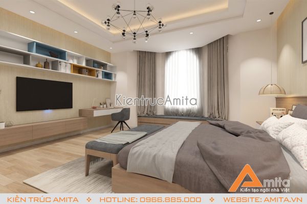 Mẫu nội thất biệt thự hiện đại đẹp (CĐT: bà Phượng - Nghệ An) NT11010