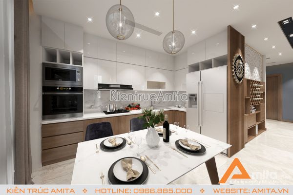 Mẫu nội thất chung cư phong cách hiện đại (CĐT: ông Hùng - Nghệ An) NT21001