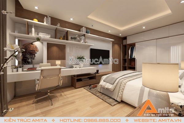 Mẫu nội thất chung cư phong cách hiện đại (CĐT: ông Hùng - Nghệ An) NT21001