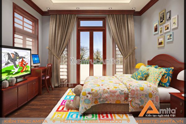 Mẫu nội thất tân cổ điển đẹp (CĐT: ông Tuấn - Quảng Ninh) NT12007 