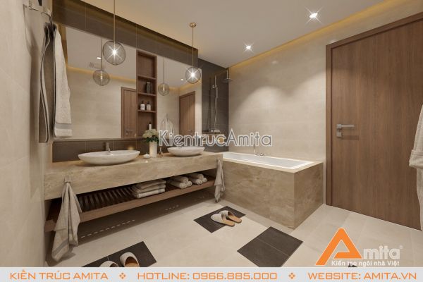 Mẫu nội thất chung cư phong cách hiện đại (CĐT: ông Hùng - Nghệ An) NT21001