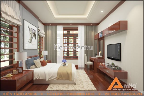 Mẫu nội thất biệt thự tân cổ điển (CĐT: ông Vũ - Hưng Yên) NT12004