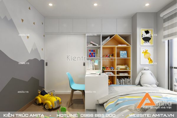 Mẫu nội thất chung cư hiện đại (CĐT: bà Mai - Hà Nội) NT21013