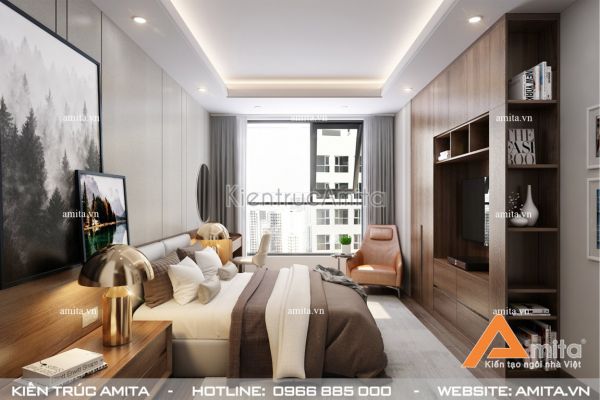 Mẫu nội thất chung cư hiện đại (CĐT: bà Mai - Hà Nội) NT21013