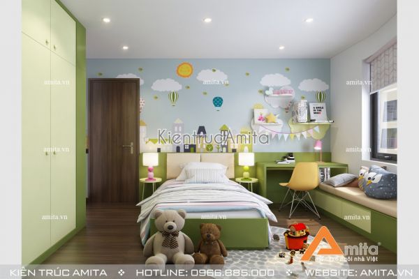 Thiết kế nội thất chung cư phong cách hiện đại (CĐT: ông Trung - Hà Nội) NT21012