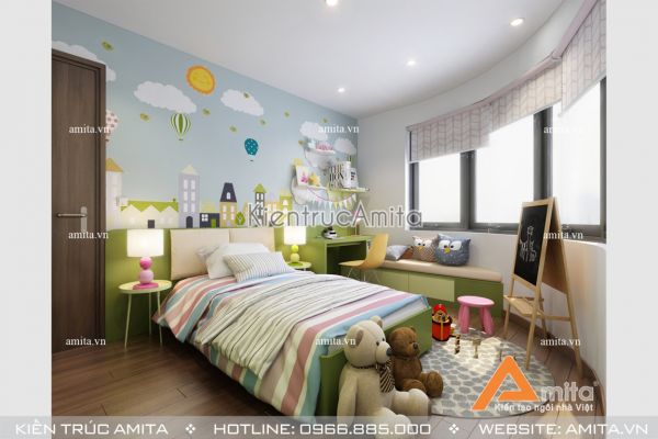 Thiết kế nội thất chung cư phong cách hiện đại (CĐT: ông Trung - Hà Nội) NT21012