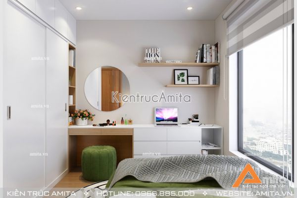 Thiết kế nội thất chung cư phong cách hiện đại (CĐT: ông Trung - Hà Nội) NT21012