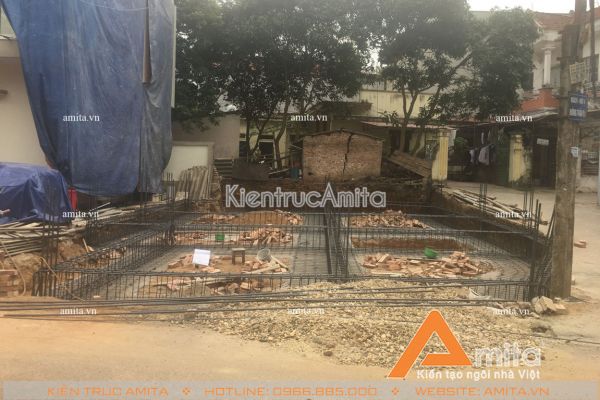 Nhật ký thi công biệt thự hiện đại tại Vĩnh Phúc TC31103