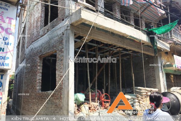 Giám sát thi công nhà phố 2 mặt tiền (CĐT: Ông Thắng - Hà Nội) TC41034