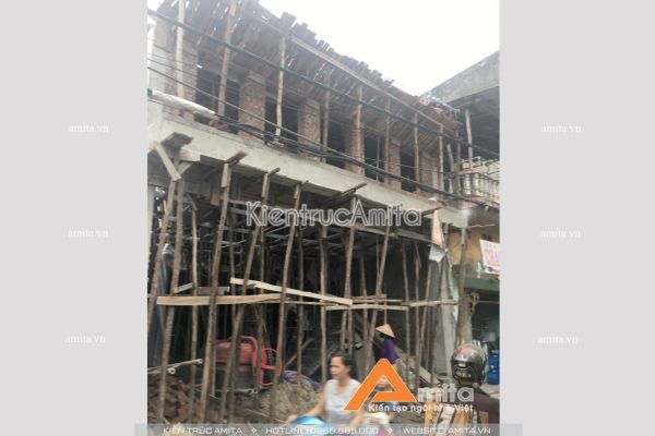 Giám sát thi công nhà phố 2 mặt tiền (CĐT: Ông Thắng - Hà Nội) TC41034
