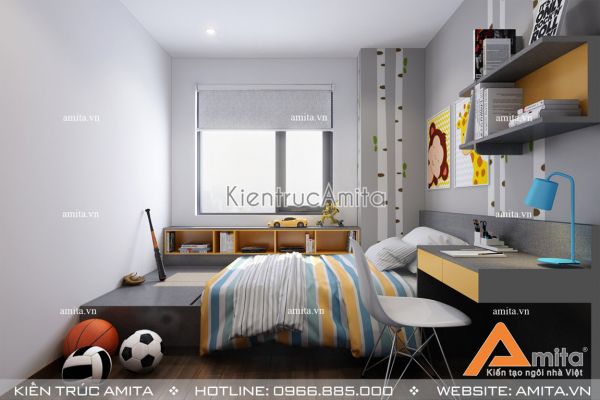 Mẫu nội thất chung cư phong cách hiện đại (CĐT: ông Hà - Hồ Chí Minh) NT21017