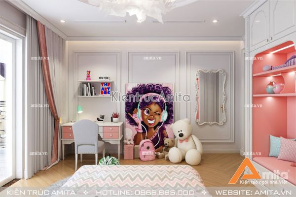 Thiết kế nội thất biệt thự hiện đại ở Vinhome riverside (CĐT: Bà Nga, Hà Nội) NT11016 