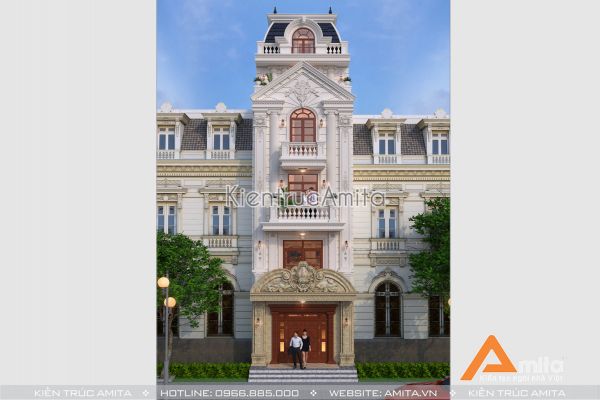 Mẫu thiết kế nhà phố tân cổ điển đẹp (CĐT:Ông Vinh-Quảng Bình) KT52102