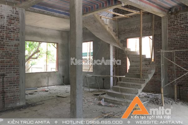 Thi công biệt thự tân cổ điển ở Nghệ An (CĐT: Ông Sơn - Nghệ An) TC32063