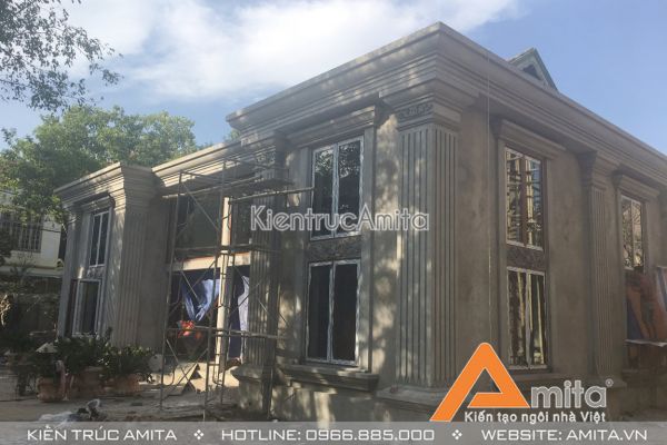 Thi công biệt thự tân cổ điển ở Nghệ An (CĐT: Ông Sơn - Nghệ An) TC32063