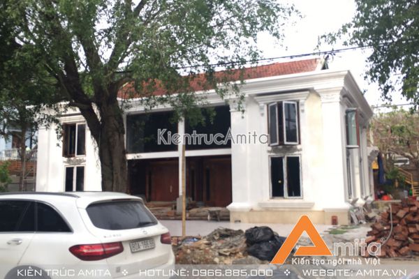 Thi công biệt thự tân cổ điển ở Nghệ An (CĐT: Ông Sơn - Nghệ An) TC32063