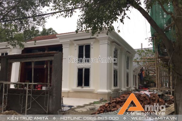Thi công biệt thự tân cổ điển ở Nghệ An (CĐT: Ông Sơn - Nghệ An) TC32063