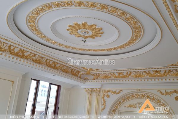 Thi công nội thất biệt thự tân cổ điển đẹp (CĐT: Ông Sơn - Nghệ An) TC32063-NT