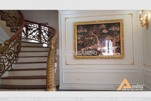 Thi công nội thất biệt thự tân cổ điển đẹp (CĐT: Ông Sơn - Nghệ An) TC32063-NT