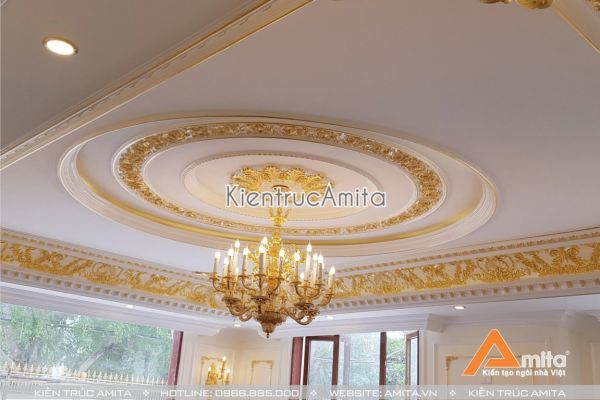 Thi công nội thất biệt thự tân cổ điển đẹp (CĐT: Ông Sơn - Nghệ An) TC32063-NT