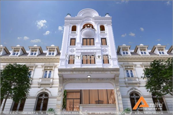 Thiết kế nhà lô phố mặt tiền 8m (CĐT: Ông Thái - Ninh Bình) KT62030