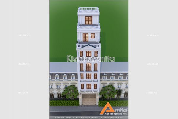 Thiết kế nhà phố 5x12m kết hợp kinh doanh (CĐT: ông Tùng - Hà Nội) KT82192