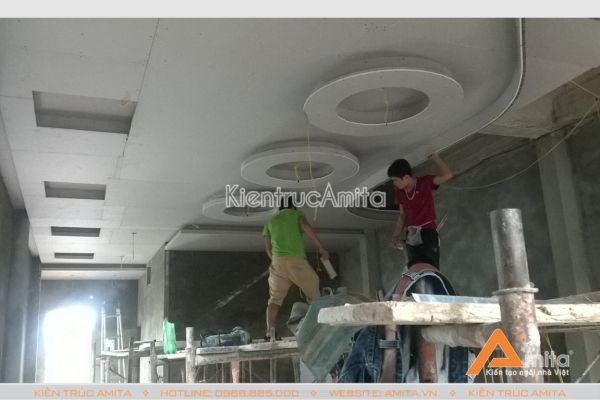 Thi công nhà văn phòng kiêm quán cà phê (CĐT: Ông Tùng - Hà Nội) TC45006