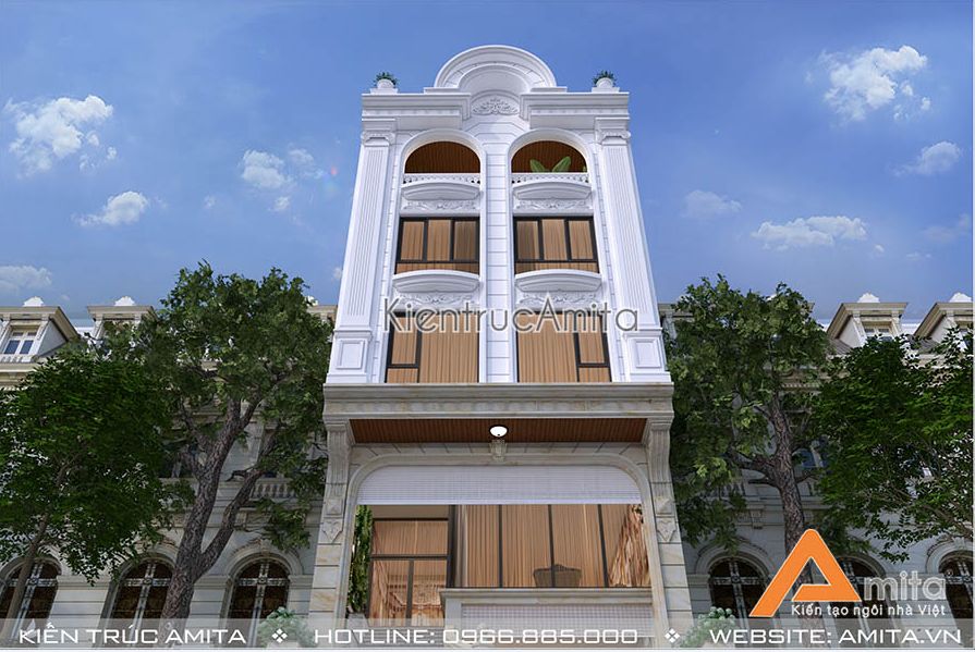 Lô nhà phố tân cổ điển đẹp