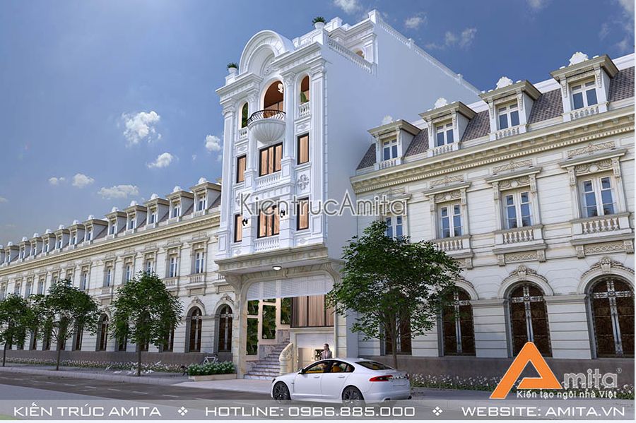 Nhà lô phố tân cổ điẻn