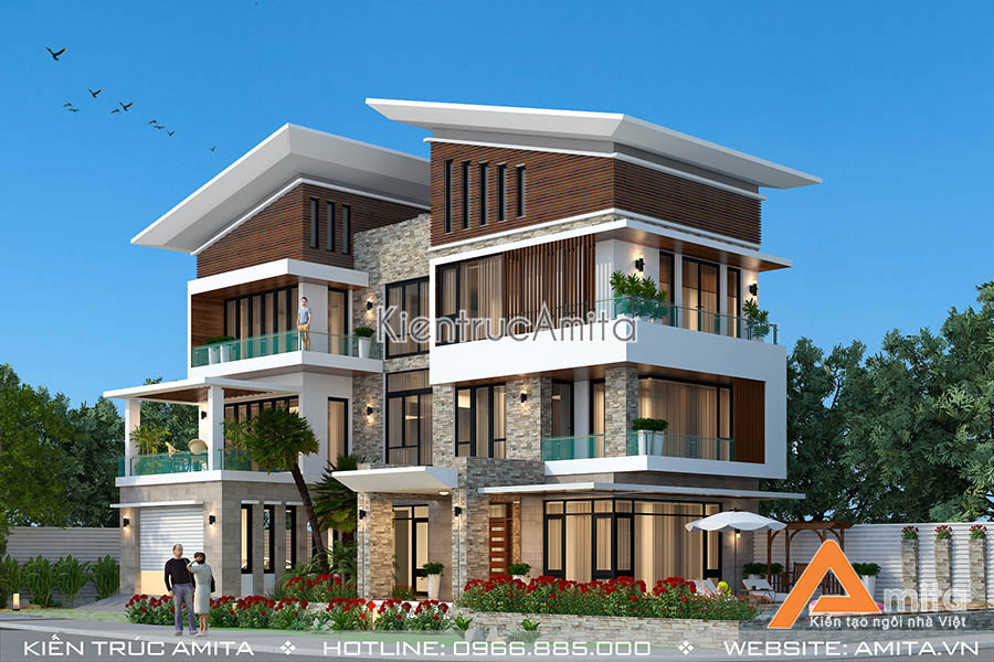 Biệt thự 3 tầng