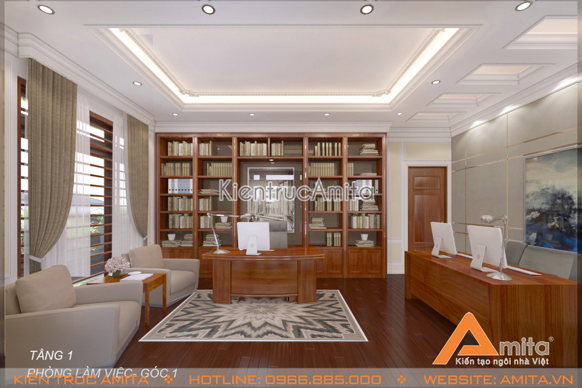 Mẫu thiết kế nội thất tân cổ điển đẹp