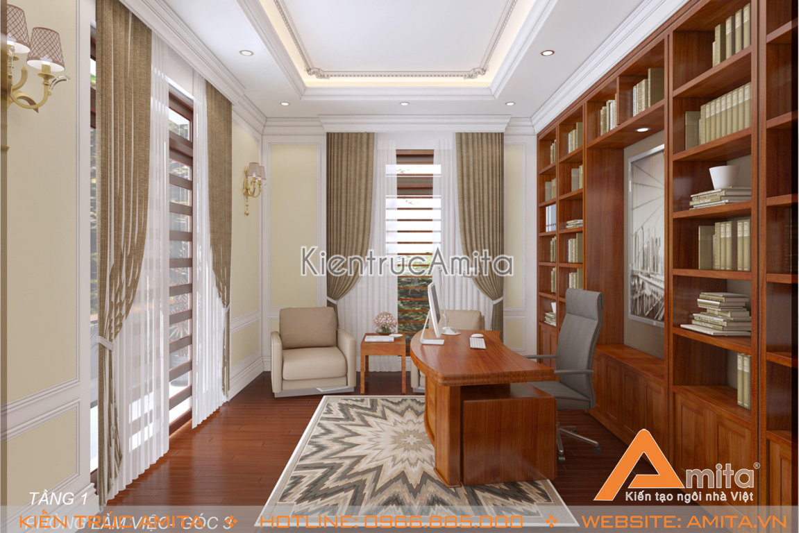 Mẫu thiết kế nội thất tân cổ điển đẹp