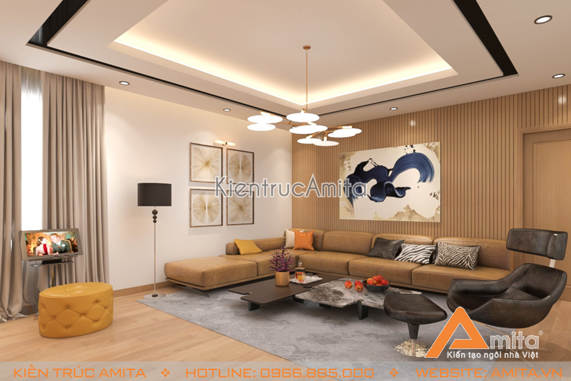 Mẫu nội thất biệt thự hiện đại đẹp (CĐT: bà Phượng - Nghệ An) NT11010