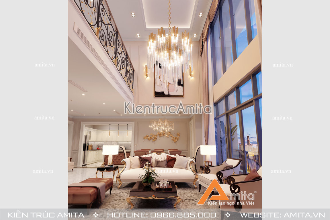 Thiết kế nội thất căn hộ Duplex Mandarin (CĐT: ông Quang - Hà Nội) NT21014