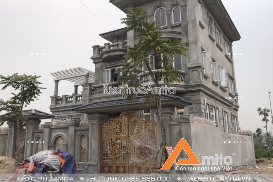 Giám sát thi công biệt thự 3 tầng (CĐT: Ông Hưng - Hưng Yên) TC35002