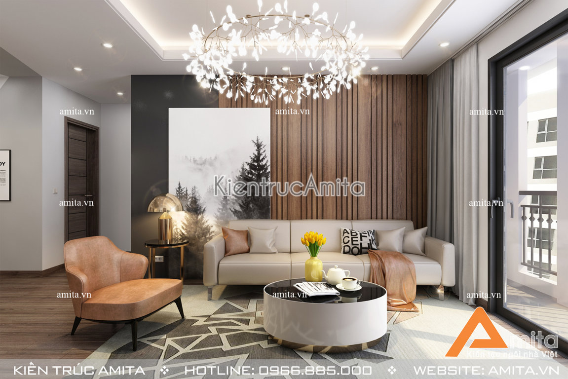 Mẫu nội thất chung cư phong cách hiện đại (CĐT: ông Hà - Hồ Chí Minh) NT21017