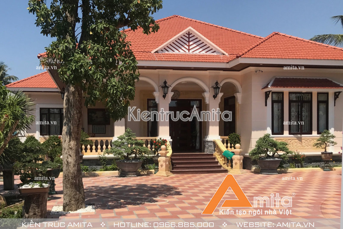 Thi công hoàn thiện biệt thự 1 tầng (CĐT: Ông Hùng - Khánh Hòa) TC11008