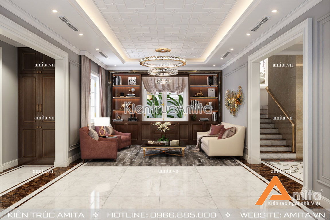 thiết kế nội thất biệt thự hiện đại