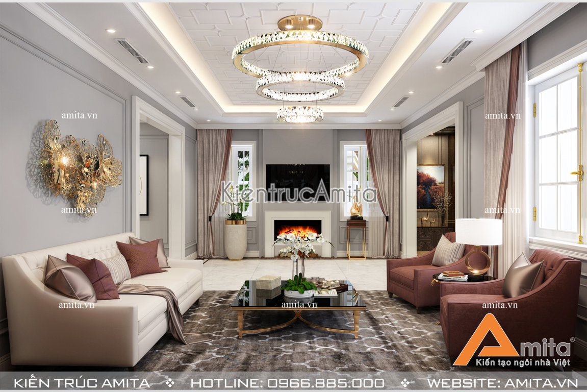 thiết kế nội thất biệt thự hiện đại