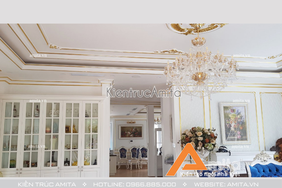 Hoàn thiện thi công nội thất biệt thự (CĐT: Bà Lan - Hà Nội) TC34005