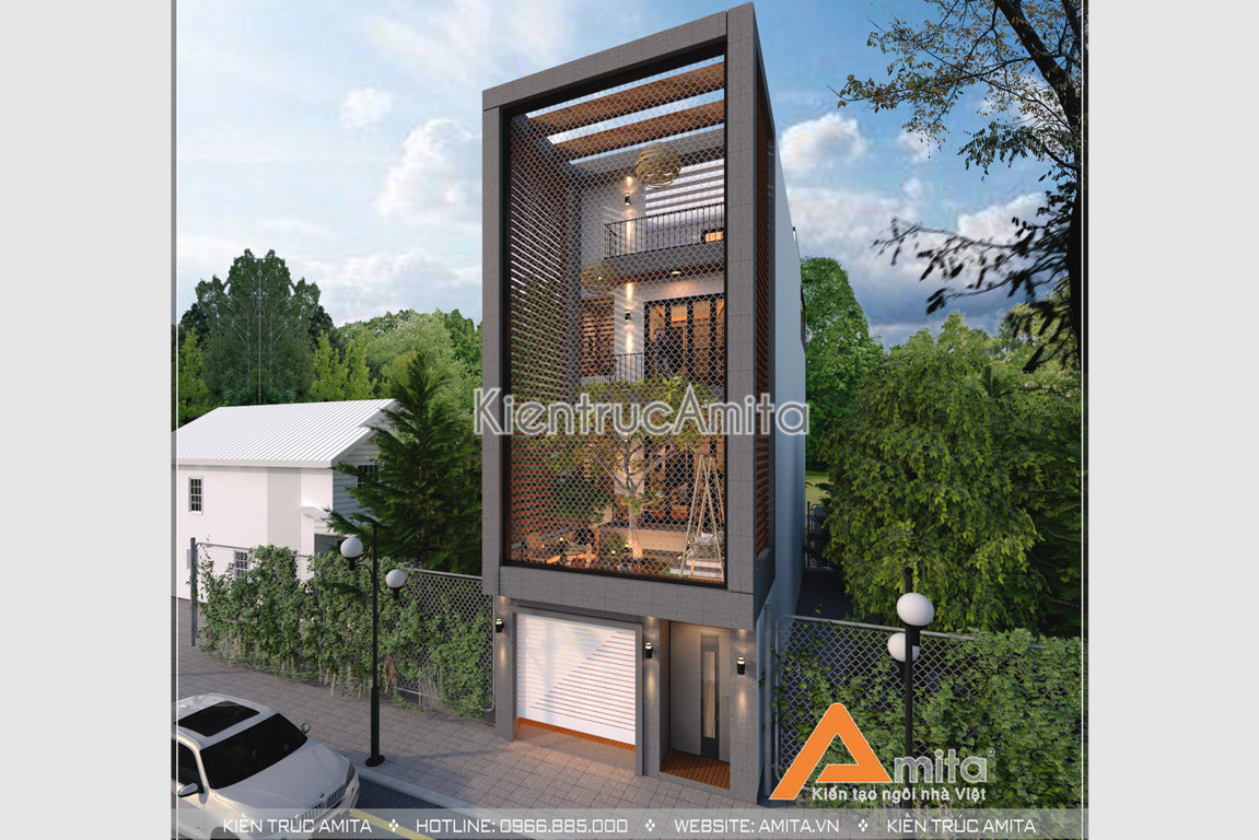 Mẫu nhà phố hiện đại